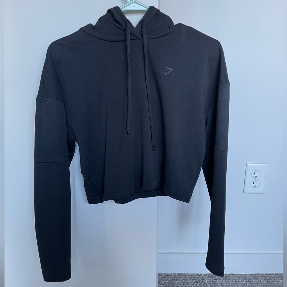 Gymshark Cropped Training Hoodie Pullover Sweatshirt